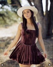 zara mini abito velluto