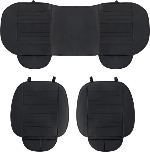 Coprisedile ecopelle nero - coprisedile,