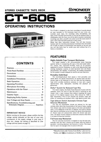 Manuale istruzioni - manuale, di