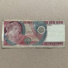 Italy 100000 Lire Banknote *