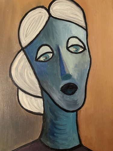 Bella pittura donna - pittura,