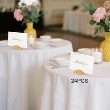 24 pezzi segnaposto in legno