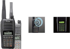 Radio VHF Portatile Icom IC-A16E per L'Aviazione 118.000–136.992 Mhz, 2400 Mah, 