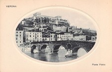 Cartolina Verona Ponte Pietra