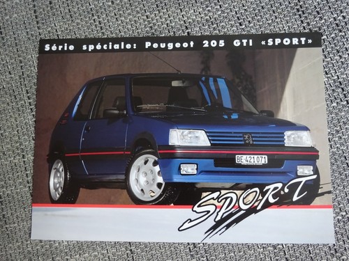 Peugeot 205 gti sport sui - peugeot,