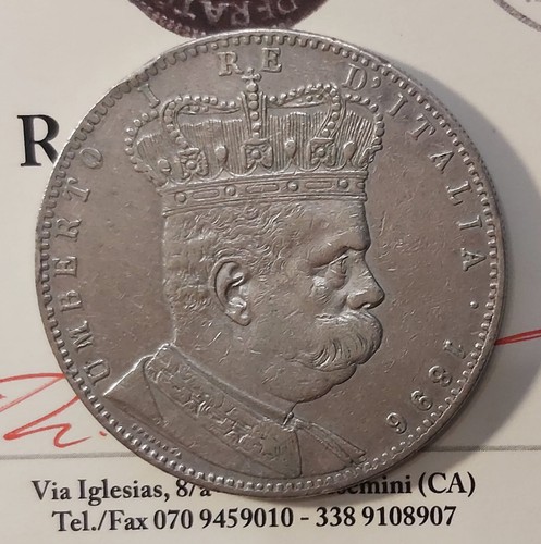 Umberto lire tallero - lire, d