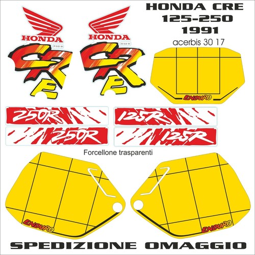 Honda cre 125 - honda, 1991