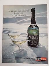 Ritaglio Giornale Pubblicità anno 1968 Spumanti Riccadonna President Reserve 