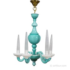 Murano Art Glass Chandelier by