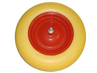 Ruota per carriola piena - carriola, pu