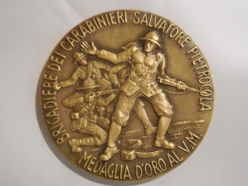 Medaglia oro valore - d'oro, al