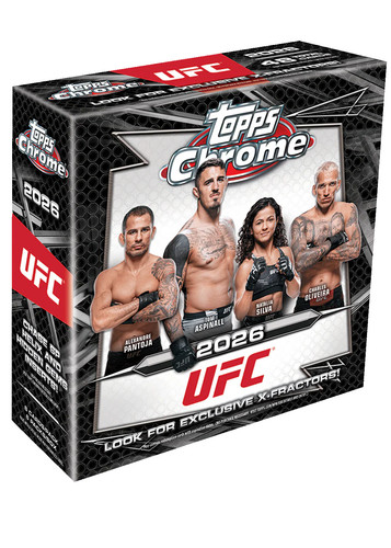 2026 topps chrome - ufc, mega