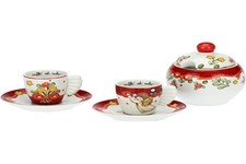 Set 2 tazzine caffè con zuccheriera Sweet Christmas Porcellana Linea Natale