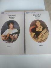 Stendhal Diario I-II completo Einaudi 1977 1a e Gli Struzzi prima edizione 