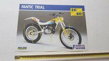 Fantic Motor Trial 50 - 80 1990 depliant originale brochure moto 
