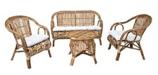 Salotto rattan vimini posti - salotto, 5