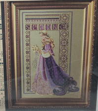 Tabella punto croce lavanda e