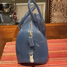 Furla Candy Bag Blue Satchel