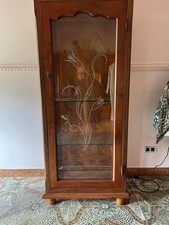 mobile vetrina usato in legno e vetro