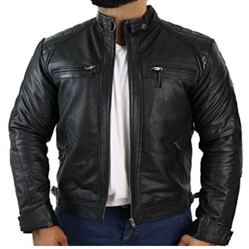 Giacca pelle pecora uomo - in,