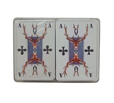 *HH* Doppio Mazzo Carte Da Gioco Couer Poker Scala Animali Caccia Cacciatore