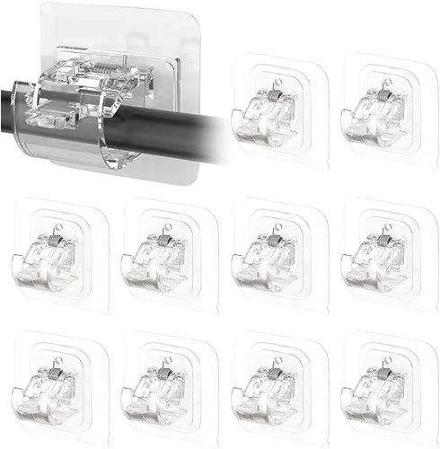 Ganci adesivi trasparenti per - ganci,