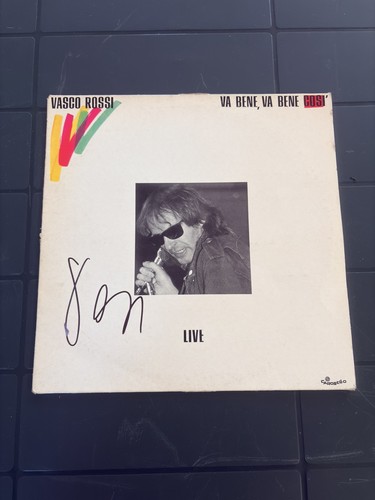 Vinile autografato vasco rossi - vinile,