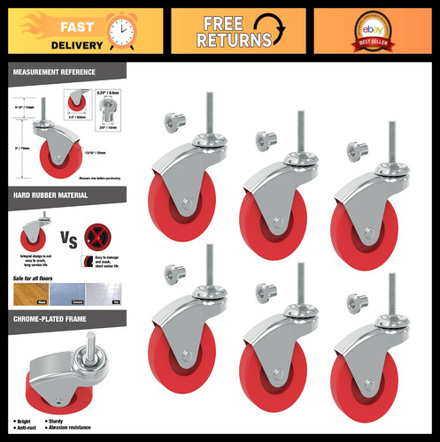 Set ruote girevoli 5 - set,