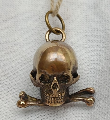 Ciondolo teschio memento mori - ciondolo,