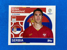 Figurine Topps UEFA Euro 2024 Germany SRB21 Dusan Vlahovic (Serbia)
