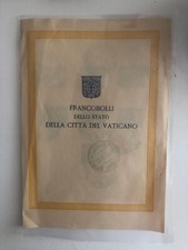 VATICANO - FRANCOBOLLI: FOLDER
