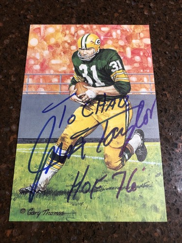 Jim taylor signed - goal, line