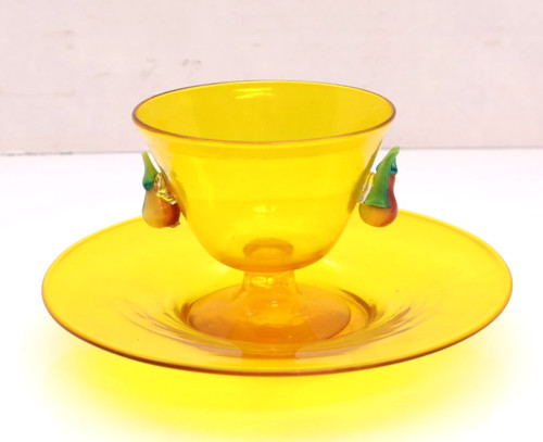 Vintage salviati murano giallo - salviati,