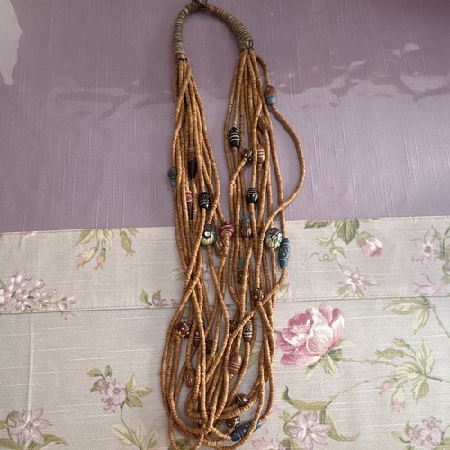 Collana multifilo unisex con