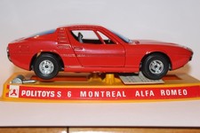 POLITOYS S 6 Alfa Romeo Montreal scala 1:25 Modellino da collezione