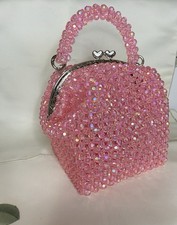 Borsa Perline Chiusura A Clip