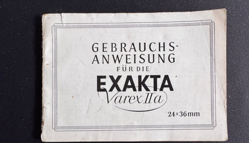A1115 exakta varex iia - exakta,