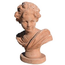 Boy bust with terracotta