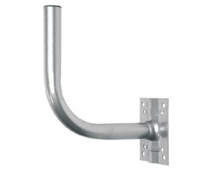 SUPPORTO PALO MURO PER ANCORAGGIO ANTENNE PARABOLA  DISTANZA MURO 25 CM