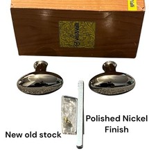 Coppia pomelli ovali per porta