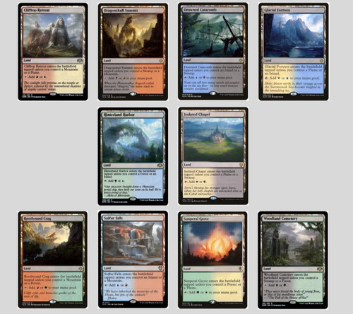 Set completo check lands mtg - completo,