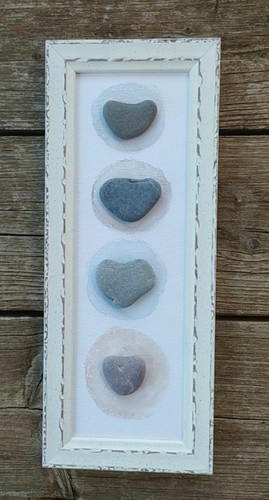 Cuore pietre quadro - cuore,