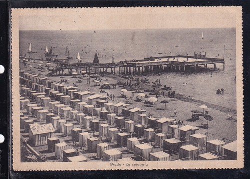 Cartolina grado spiaggia - grado, la