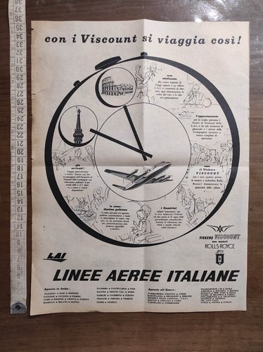 Pubblicità vintage 1957 lai - pubblicità,