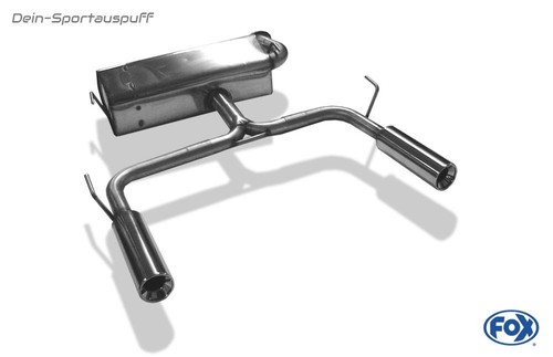 Fox duplex scarico sportivo - fox,