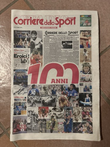 Corriere dello sport 100 anni - corriere,