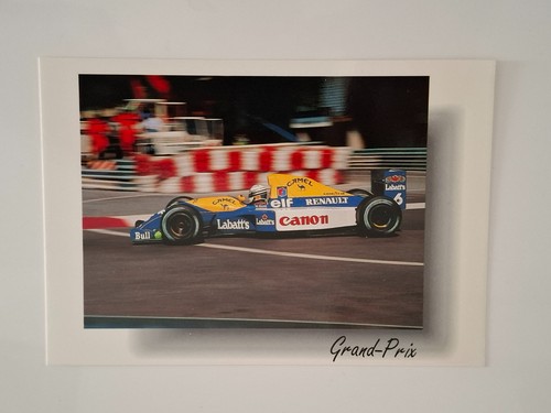Carte postale williams renault - postale,