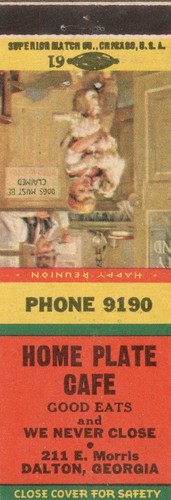 Piatto vintage matchcover home - piatto,