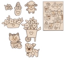 Sagome in legno animaletti