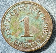 Pfennig 1903 impero - 1903, g